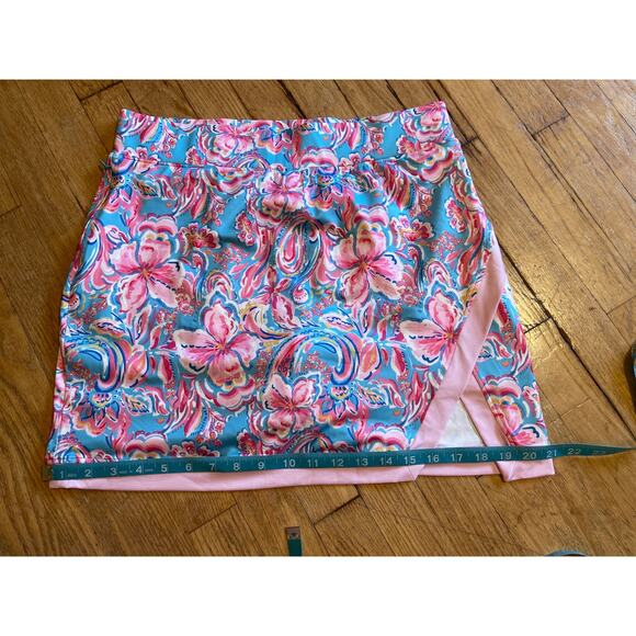 Stella Parker Sport Blue and Pink Mini Sport Skirt Skort Womens Medium - Picture 3 of 7